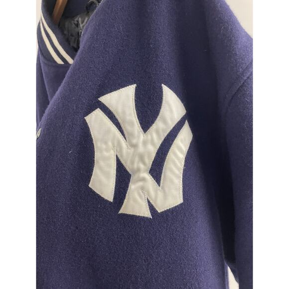 New York Yankees 1961 Mitchell & Ness Wool Jacket Men’s , Navy Blue Size 56 - Picture 4 of 9
